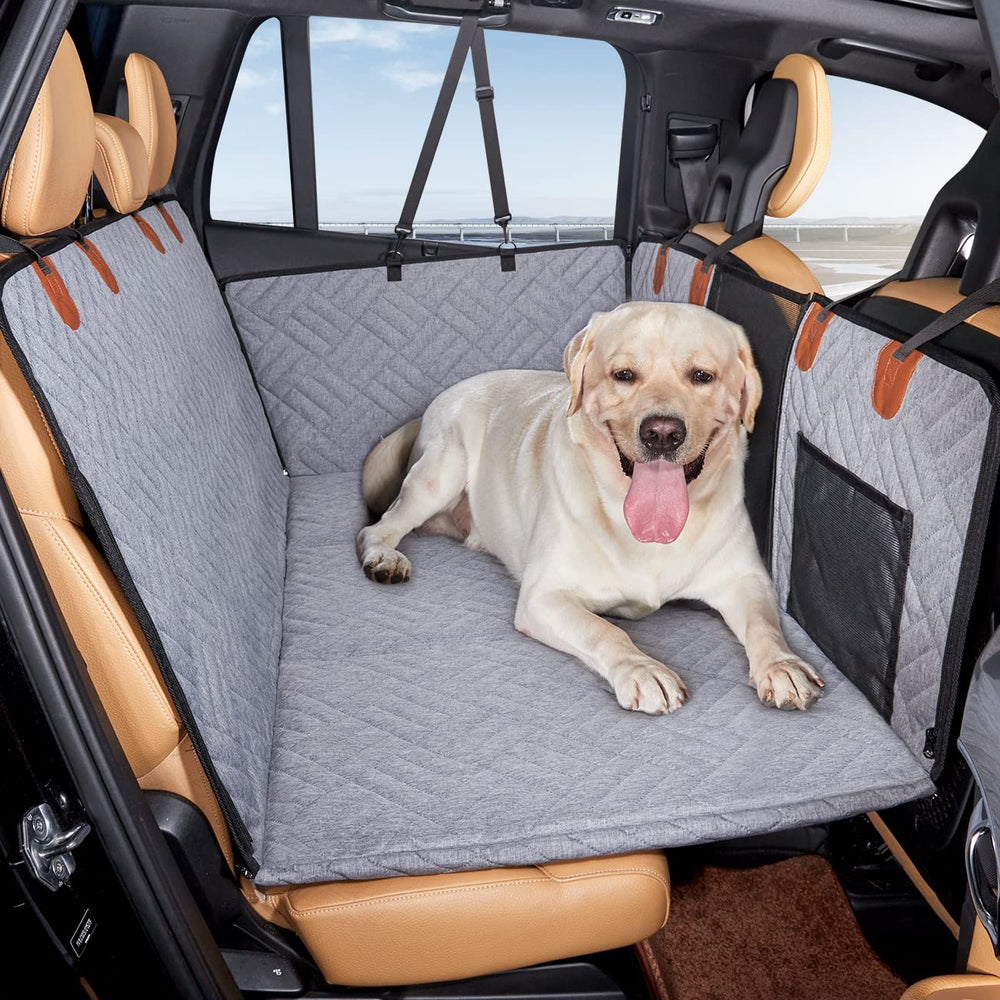 YJGF grey back-seat protector keeps passengers comfortable