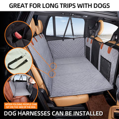 YJGF waterproof dog seat cover protects interior and cleans easily