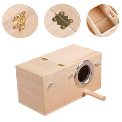 YJJKJ parakeet nest box interior with spacious space for multiple birds