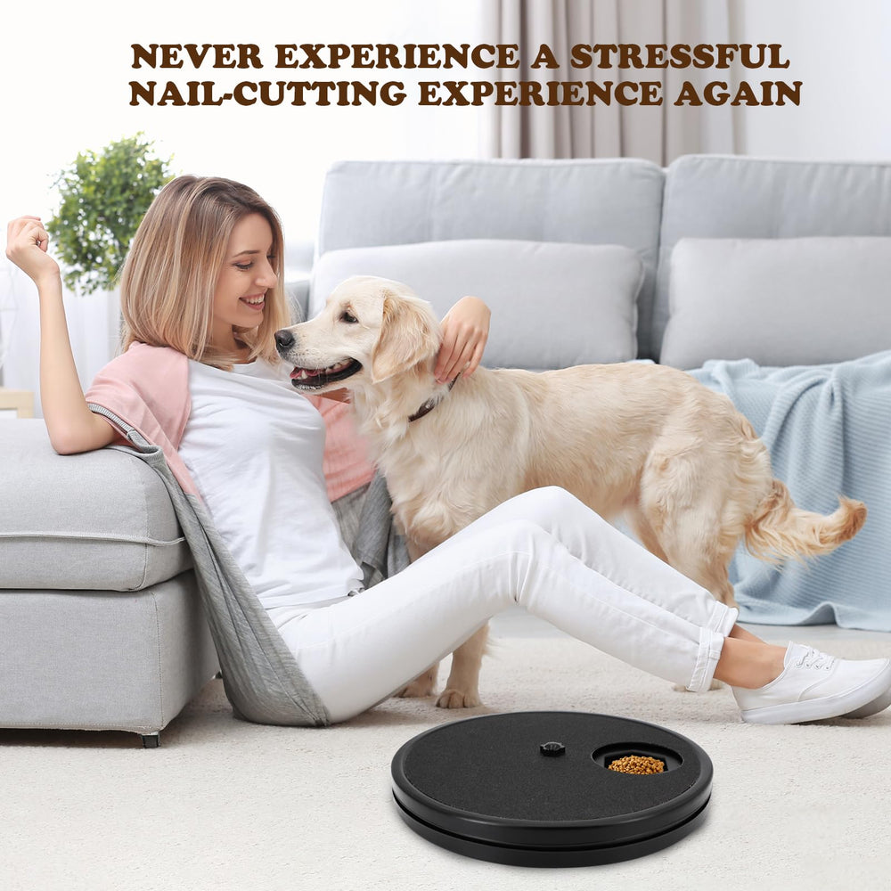 Ykall dog-nail-scratch-board-interactive-toy promotes playful nail care.