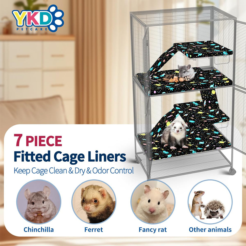 YKD Ferret Nation liner ramp cut-out and Velcro closure for secure ramps