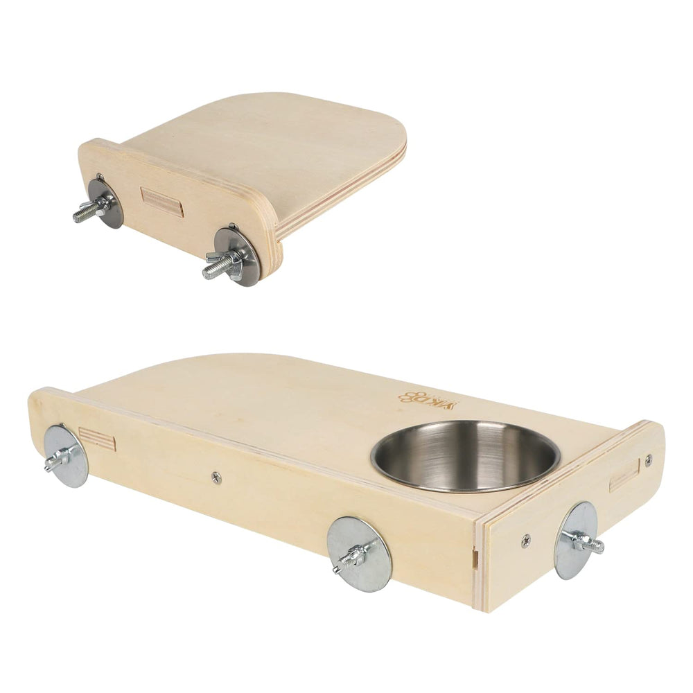 YKD birch wood rest platform suited for small animals.