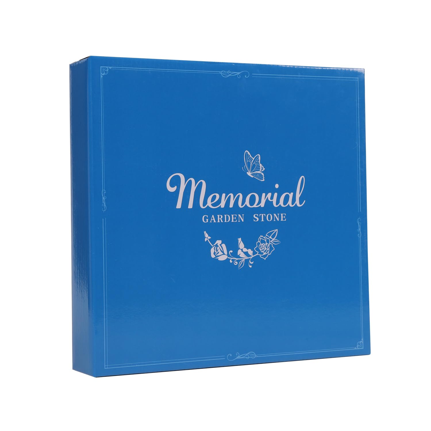 Youdear Memorials memorial stone in elegant blue gift box, ready for gifting