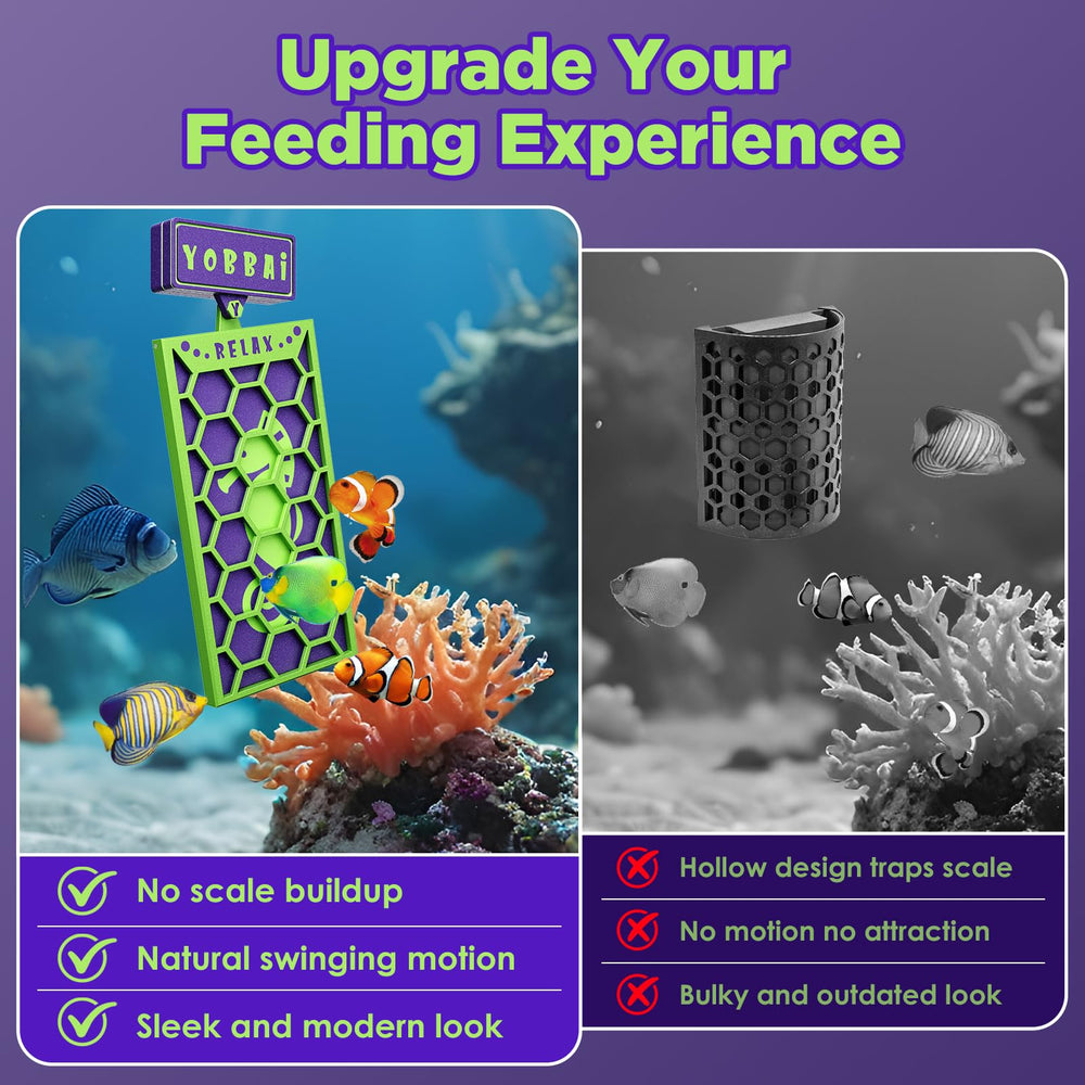 Yobbai feeder is easy to rinse and looks neat on display