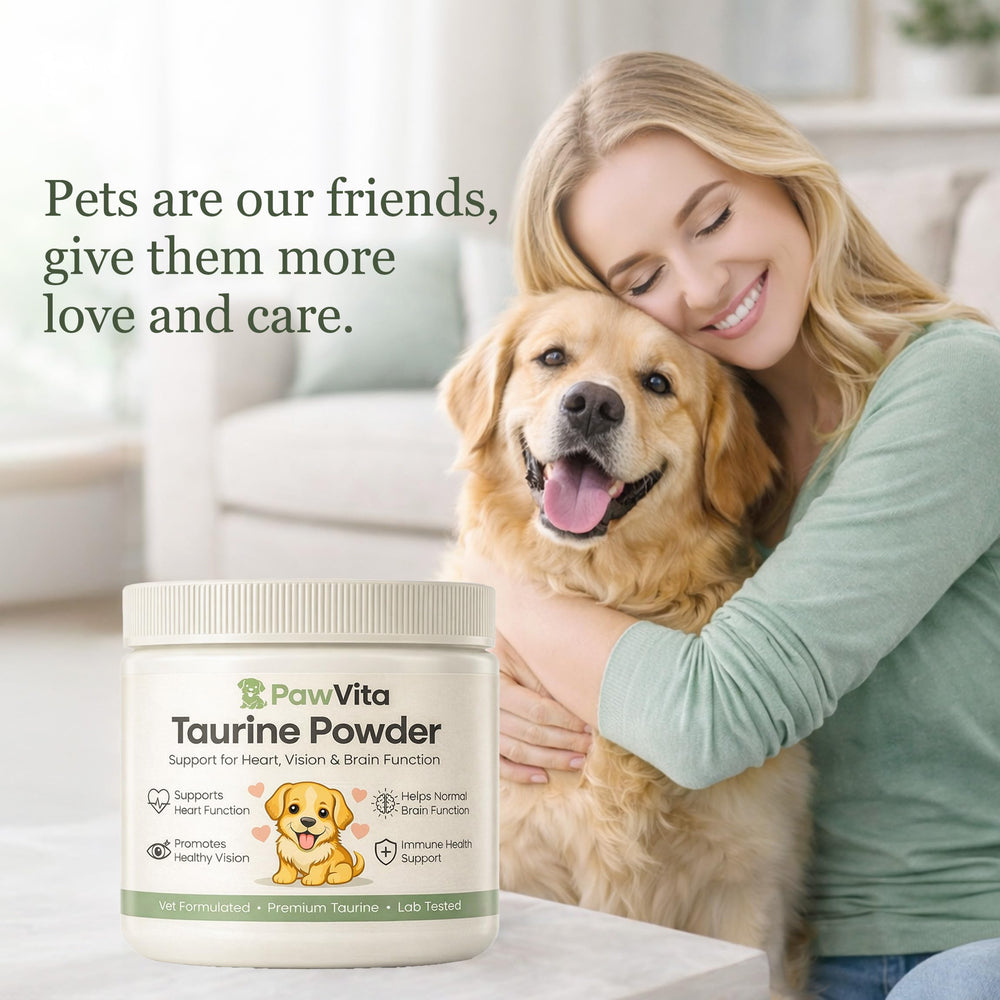 YOCMIPS Pawvita taurine powder provides daily energy for dogs.