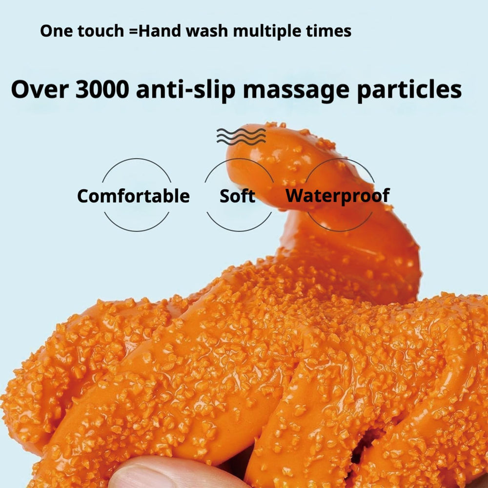 YOFANG multi-use glove for pet care and household cleaning.