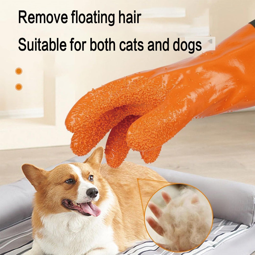 YOFANG gloves feature 3500+ soft particles for hair removal and grooming.