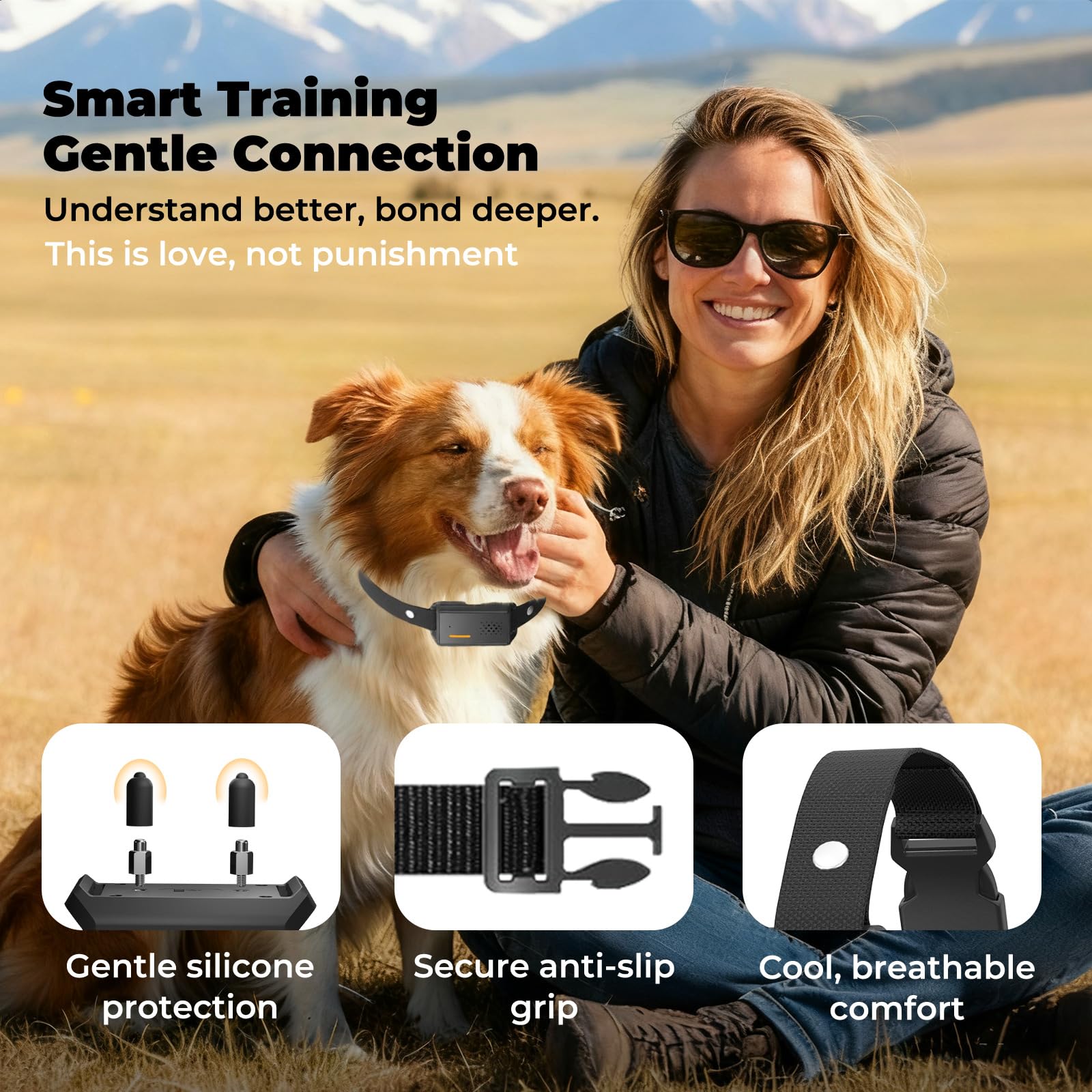 YOGAL 3300 ft range for extended roaming with your dog