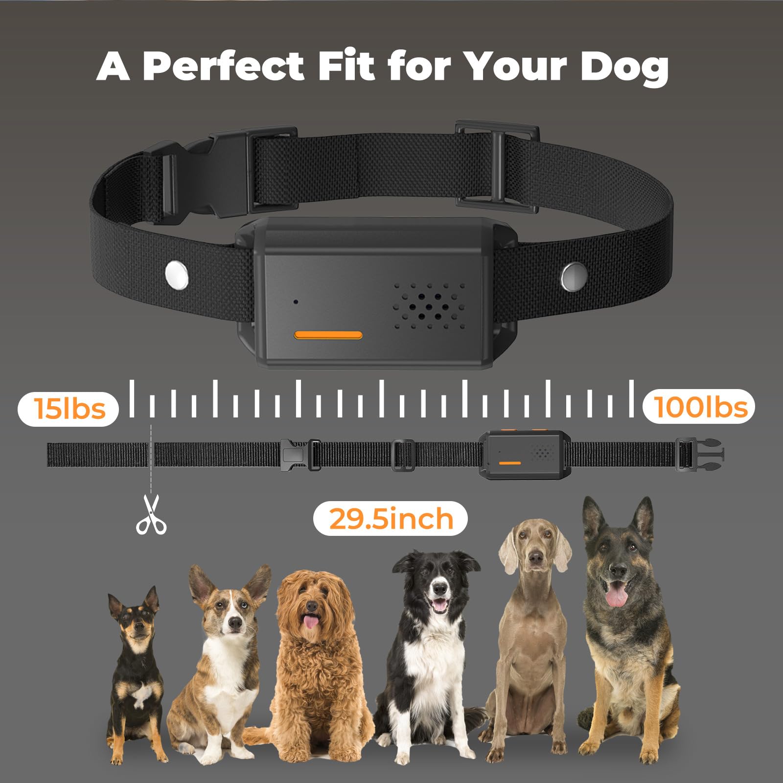 YOGAL waterproof collar suitable for all-weather use