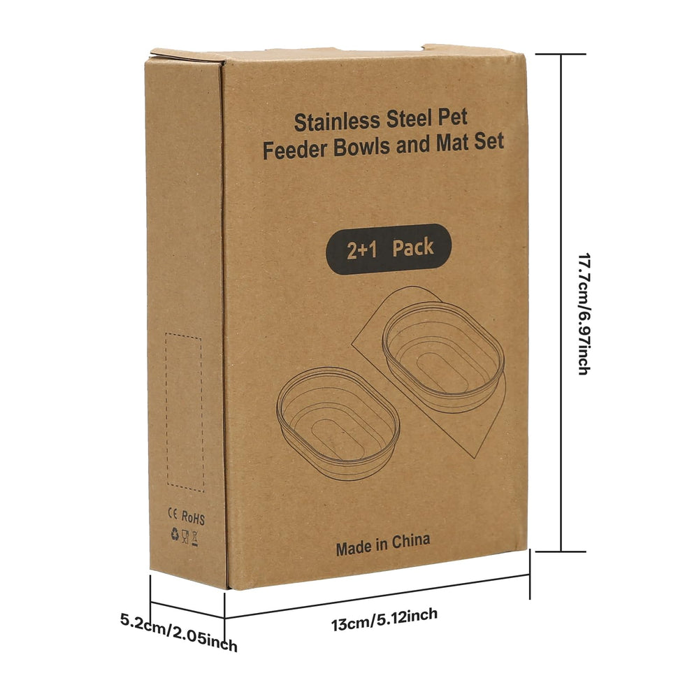 YOIHABV easy-clean bowls—quick removal makes cleanup simple.