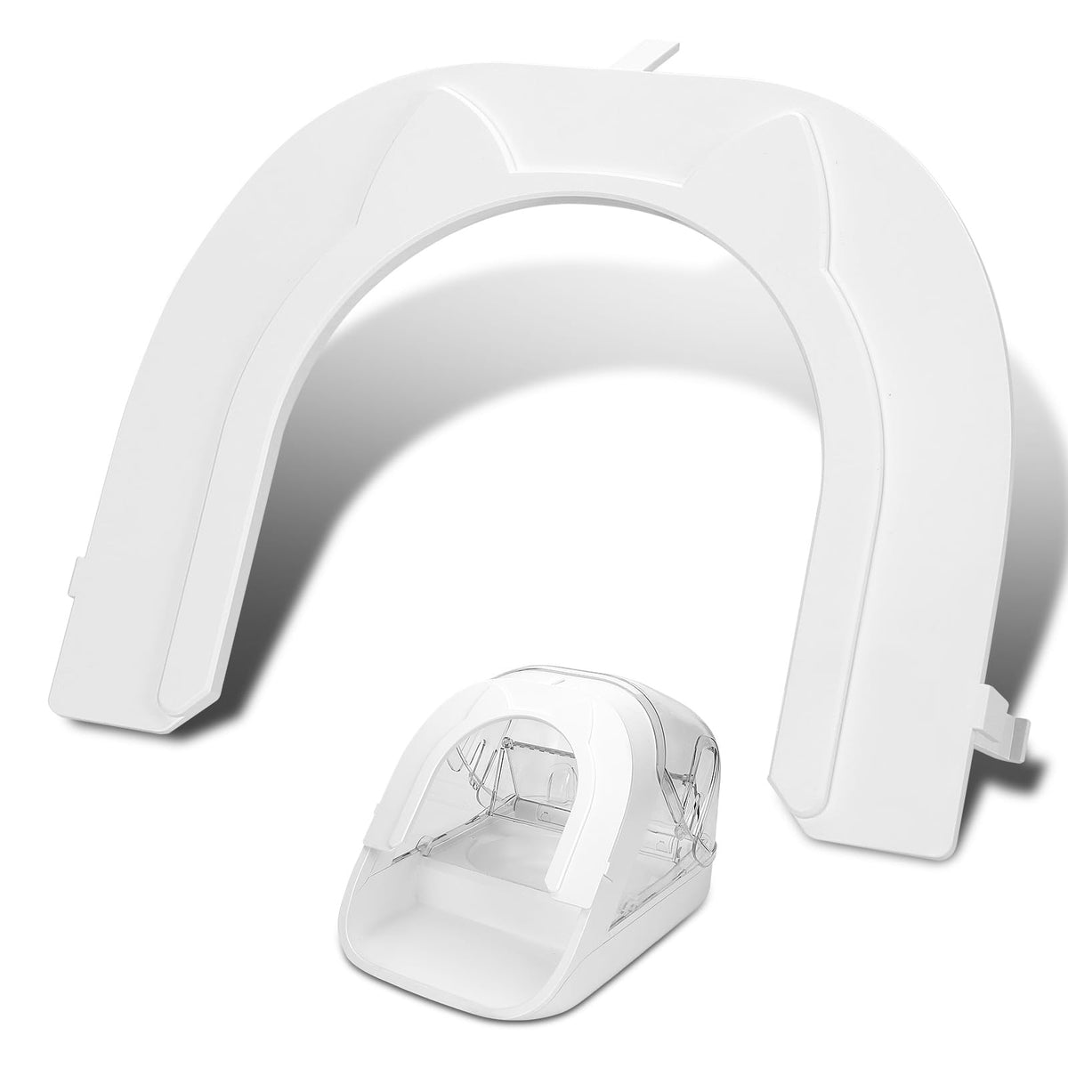 YOIHABV front cover clip-assembly demonstrates quick installation for multi-pet feeders
