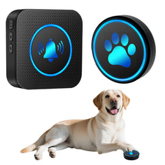 Yoiilifee dog doorbell button activation for easy signaling indoors.