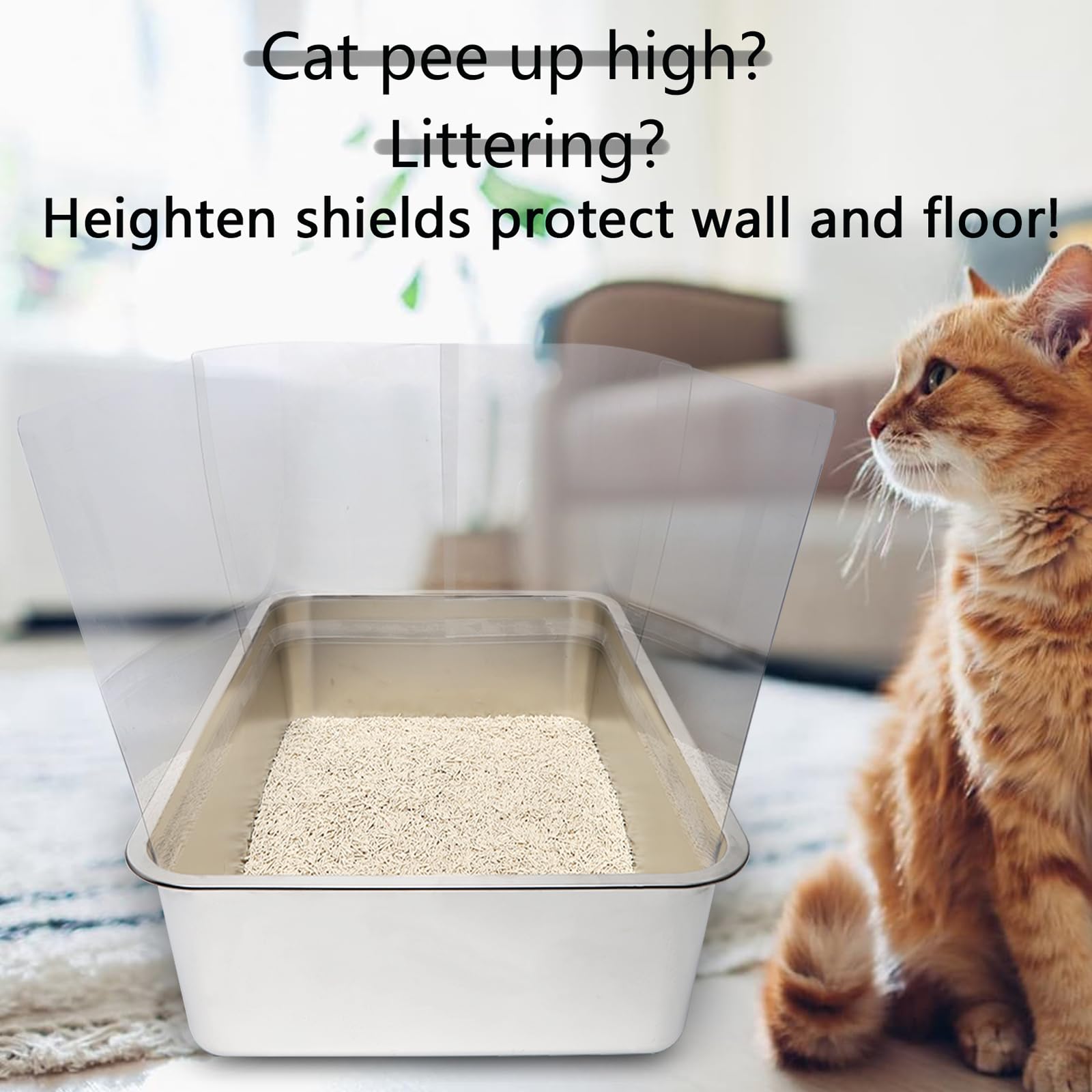 YOILES easy-clean surface, wipe away stains and reuse shield