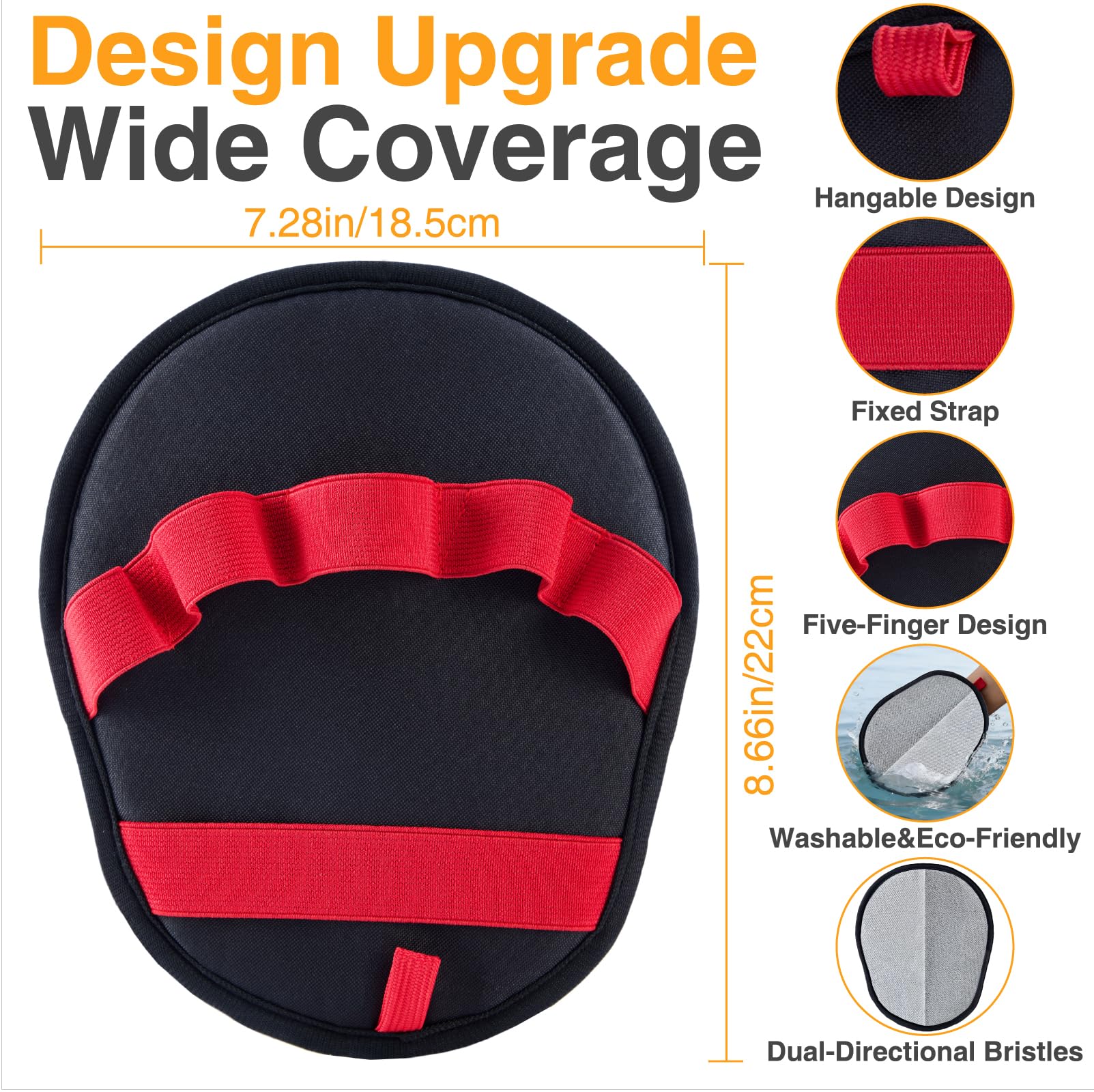 Yoioyms glove handles large surfaces quickly and softly
