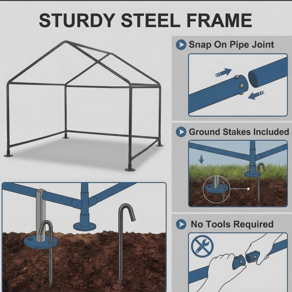 Yokaniwa shade shelter ventilated design promotes airflow and comfort