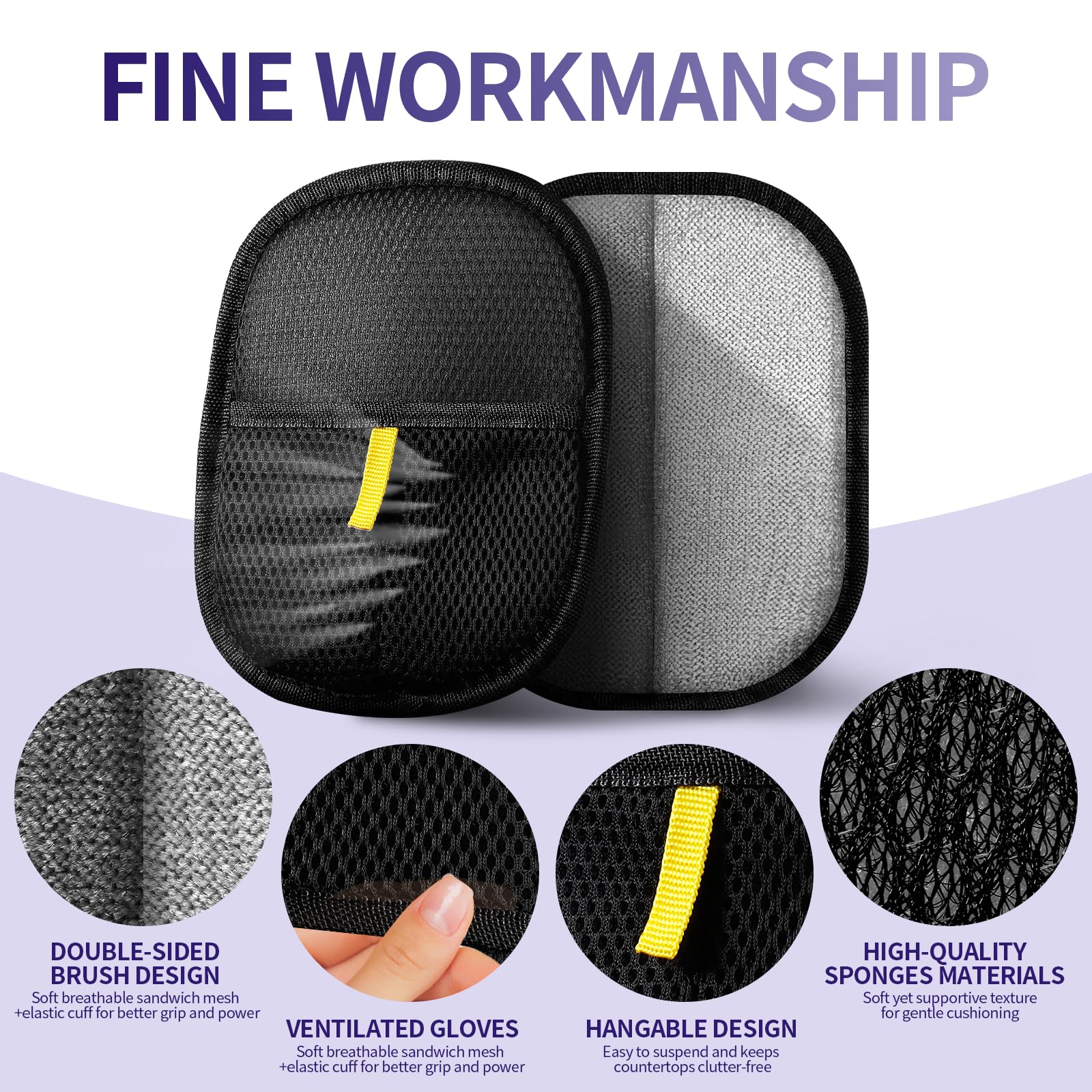 YOMI PET Hair Remover Glove is travel-friendly and lightweight for on-the-road grooming.