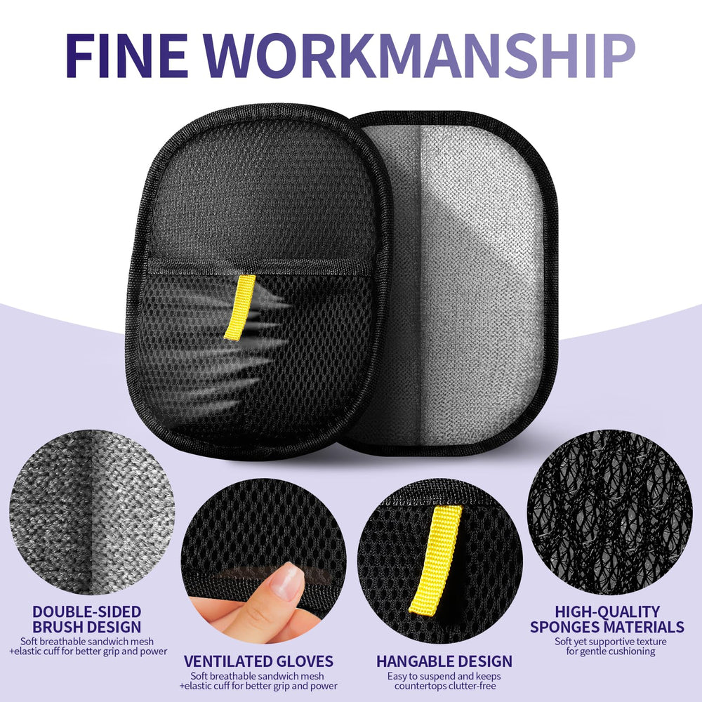 YOMI PET Hair Remover Glove is travel-friendly and lightweight for on-the-road grooming.