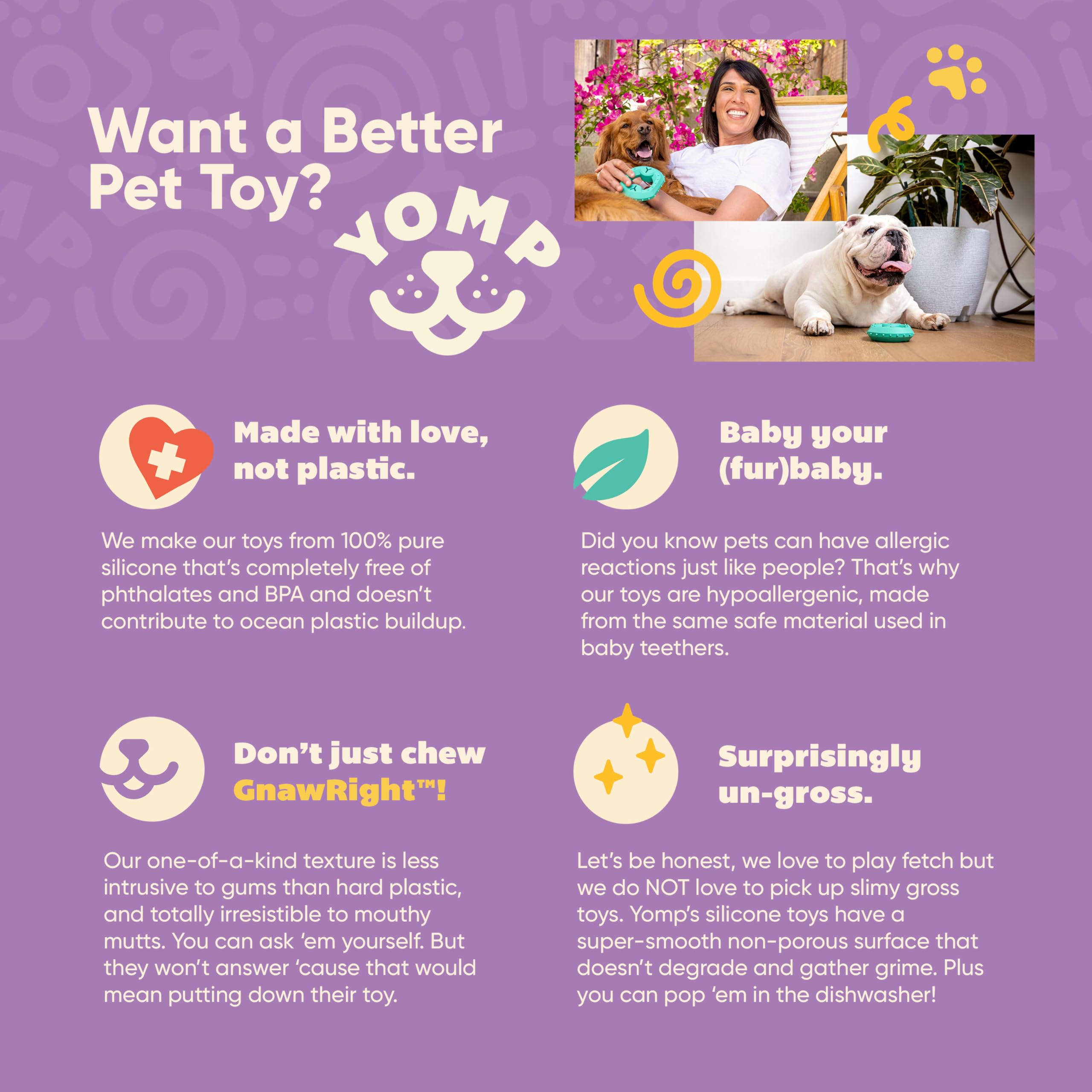 Yomp ChillChew keeps dogs entertained with soothing, satisfying chew.