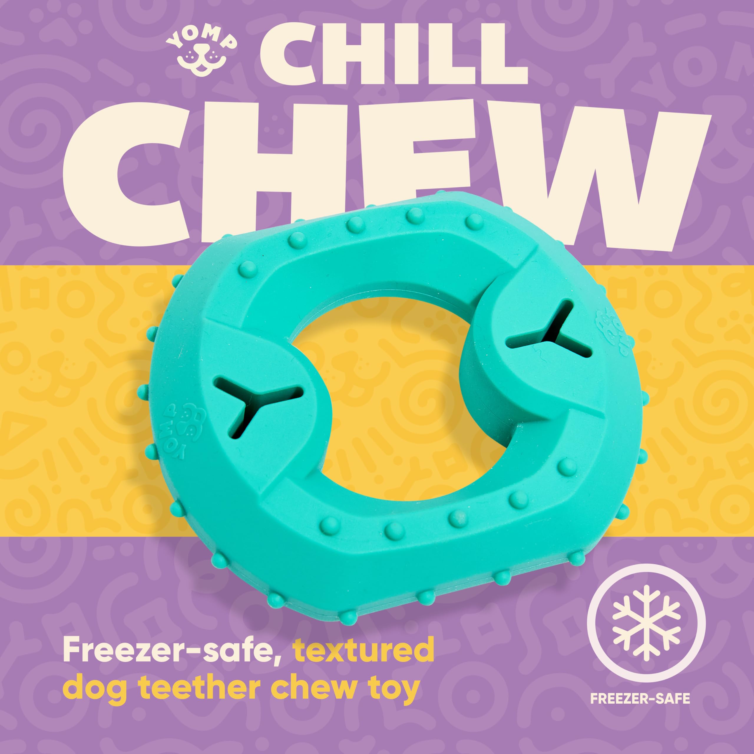 Yomp ChillChew designed for gentle chewers with safe silicone material.