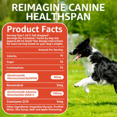 YOMXEN dog joint health bottle suggests mobility support