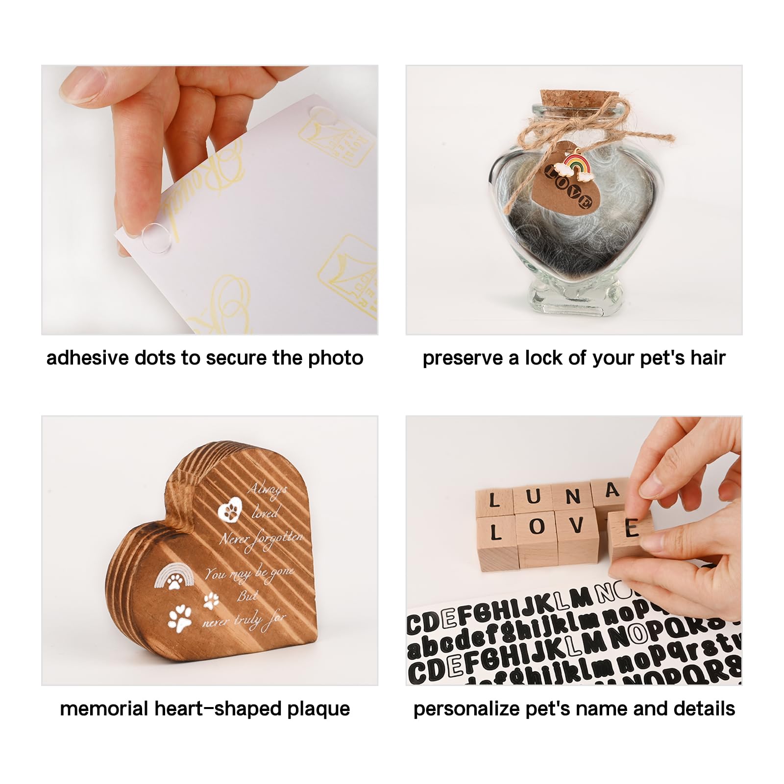 Yongvelin paw print impression kit to capture a pet's imprint