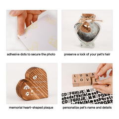 Yongvelin paw print impression kit to capture a pet's imprint
