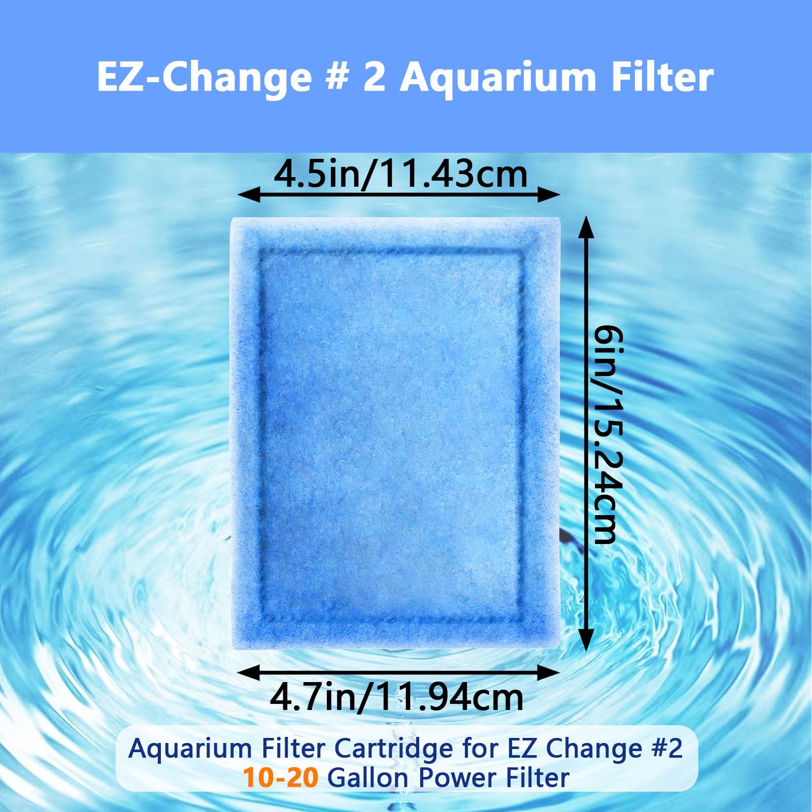 Activated carbon media from Yonice to reduce odors and discoloration.