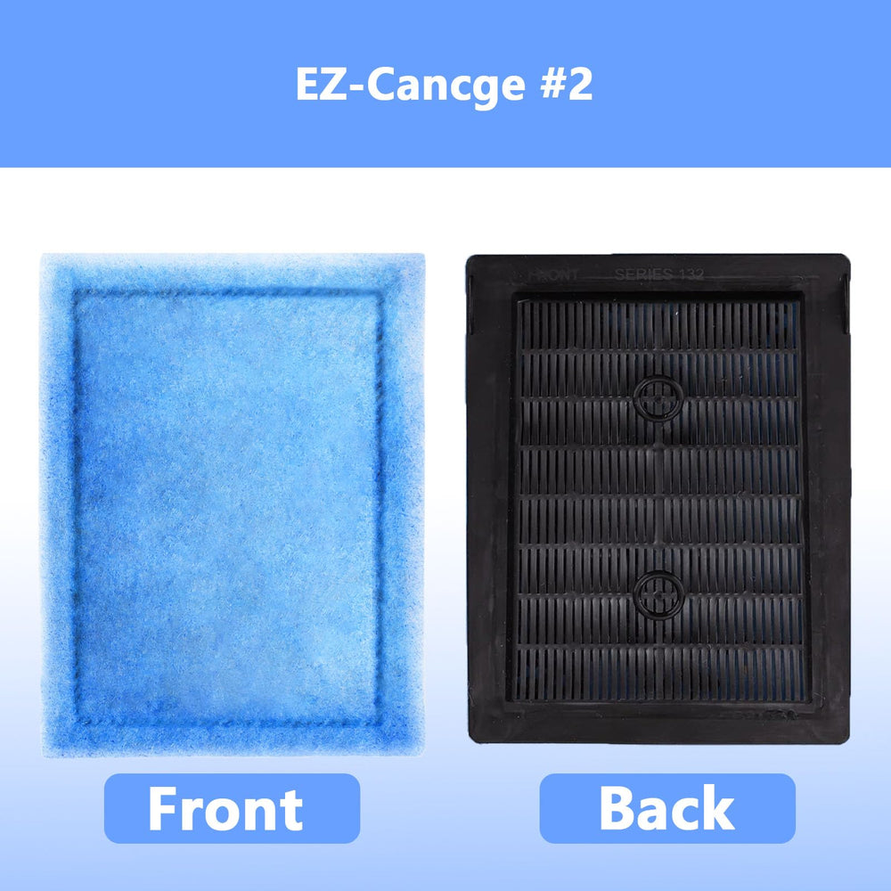 Compact 4.5 x 4.7 x 6 inch cartridge fits standard filter bays.