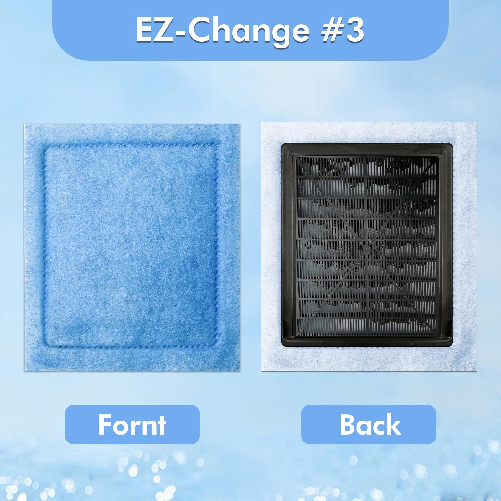 Yonice easy-installation design demonstrates quick cartridge replacement.