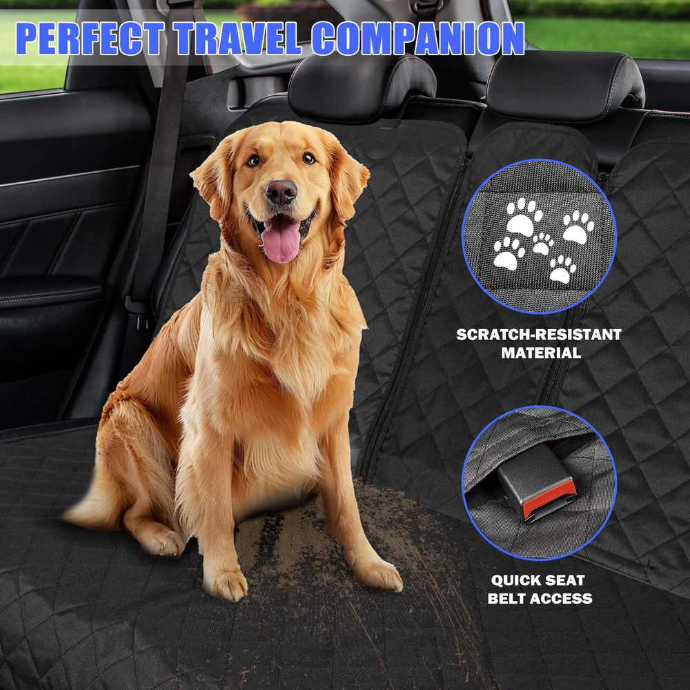 Yonktoo dog car seat cover waterproof Oxford fabric shields seats from messes