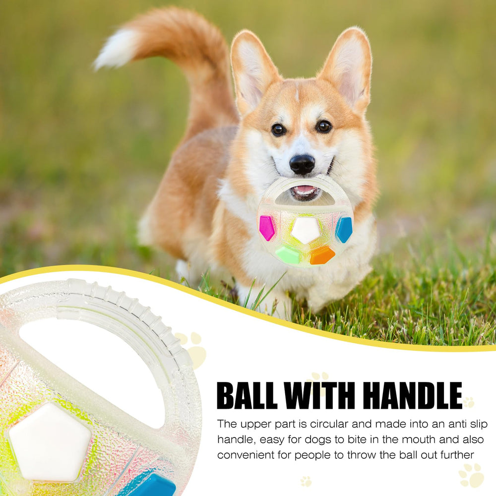 YOOGAO Pet dog toy ball squeaker to attract dogs during play.