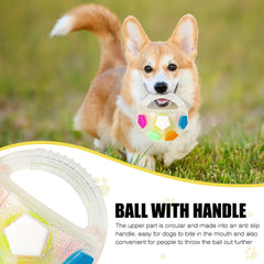 YOOGAO Pet dog toy ball squeaker to attract dogs during play.