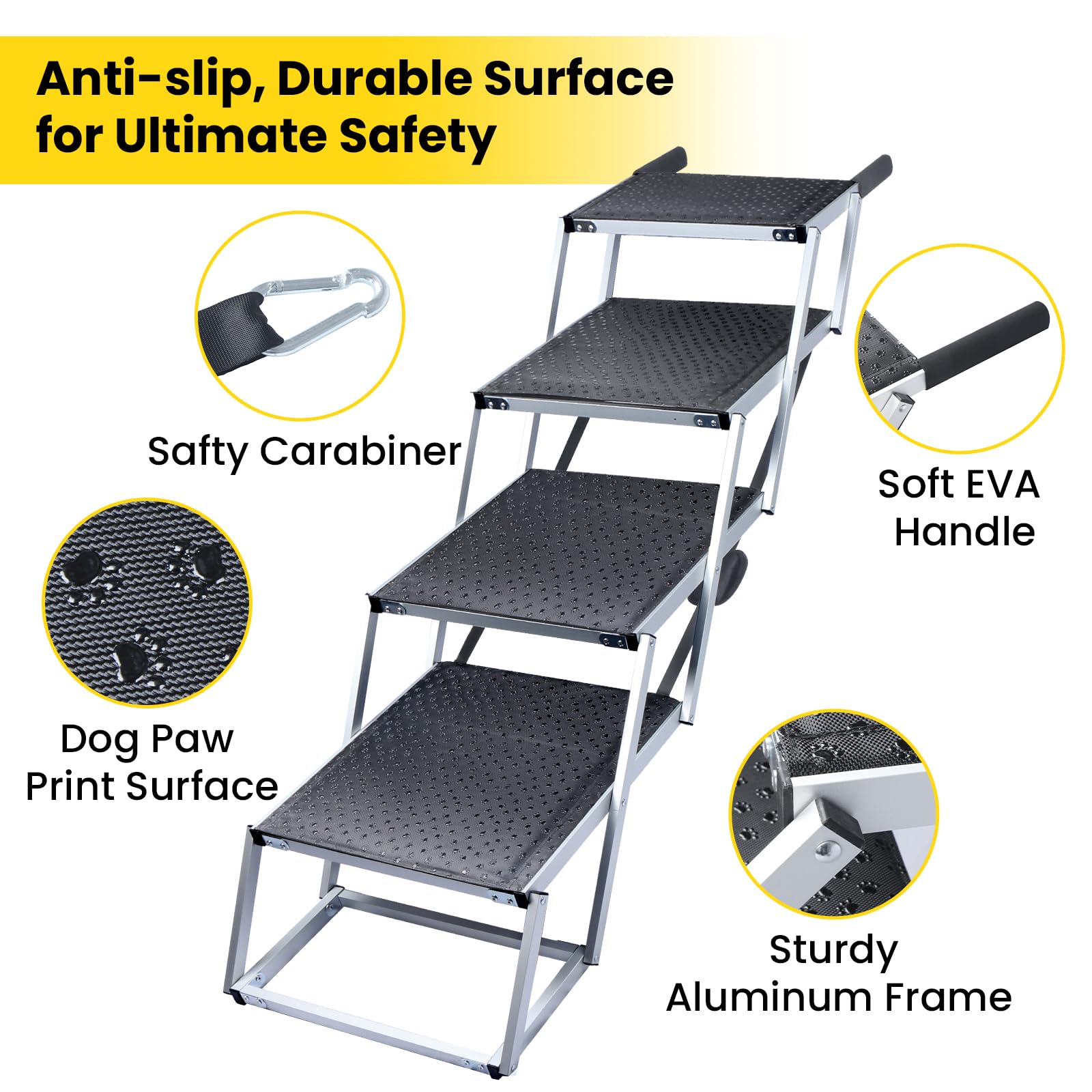 YOOKESEN indoor-outdoor ramp for car, home, or outdoors.
