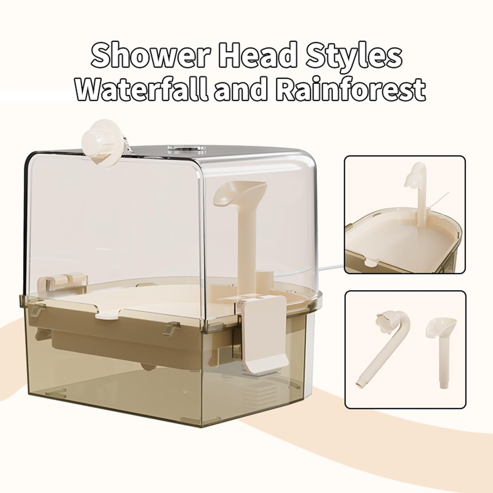 4 layer filtration keeps bath water cleaner between changes.