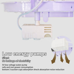 YOOSO WING 4-layer filtration keeps bathwater clean with simple filter replacements.