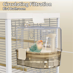 Durable ABS plastic YOOSO WING bath provides clear visibility of water.