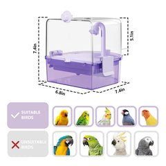 YOOSO WING rainforest mode simulates light rain for feather conditioning.