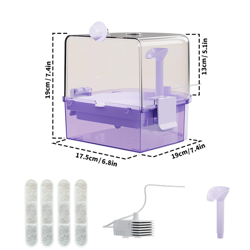 YOOSO WING easy setup allows quick placement on surface or cage.