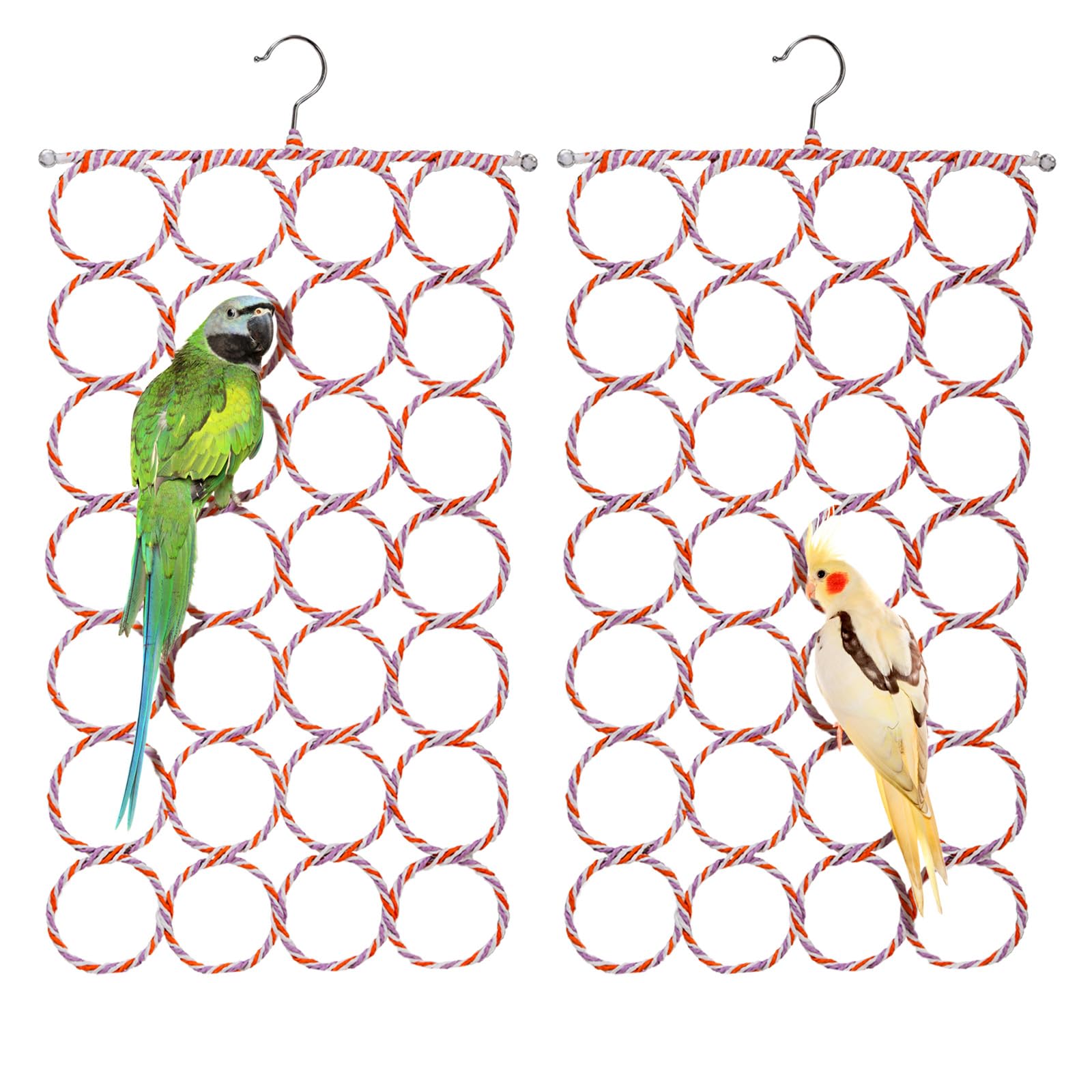 Yopay net toy for cage demonstrates flexible play surface