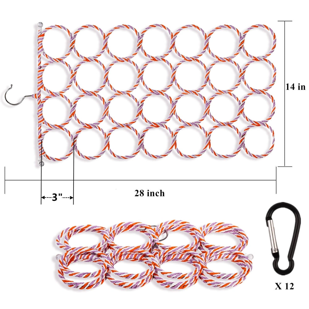 Yopay rat climbing rope ladder highlighting sturdy rings
