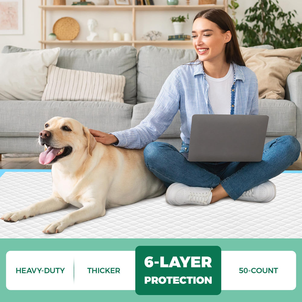 YOPETKI crate-training and travel pads keep indoor spaces clean.