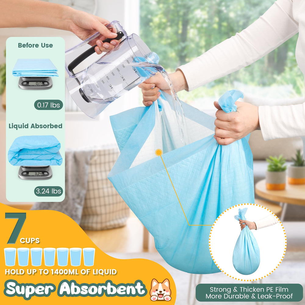 YOPETKI quick-dry top layer keeps pad surface dry for pets.
