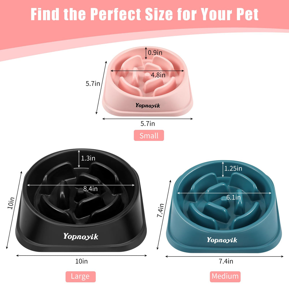 Yopnoyik bowl has a non-slip base to keep meals steady on slick floors.