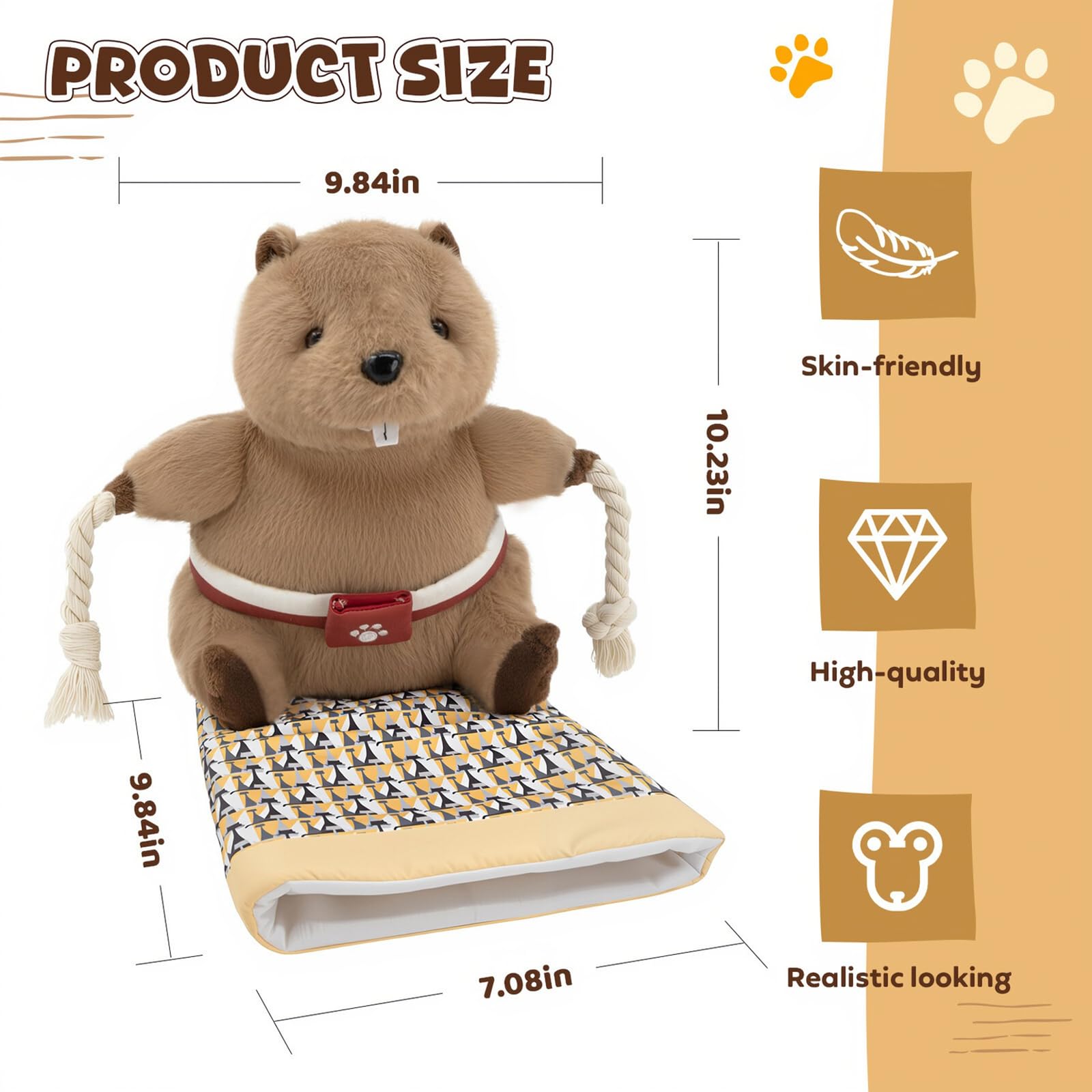 YoPoll cat wrestling puppet built with durable materials ready for rough indoor sessions.