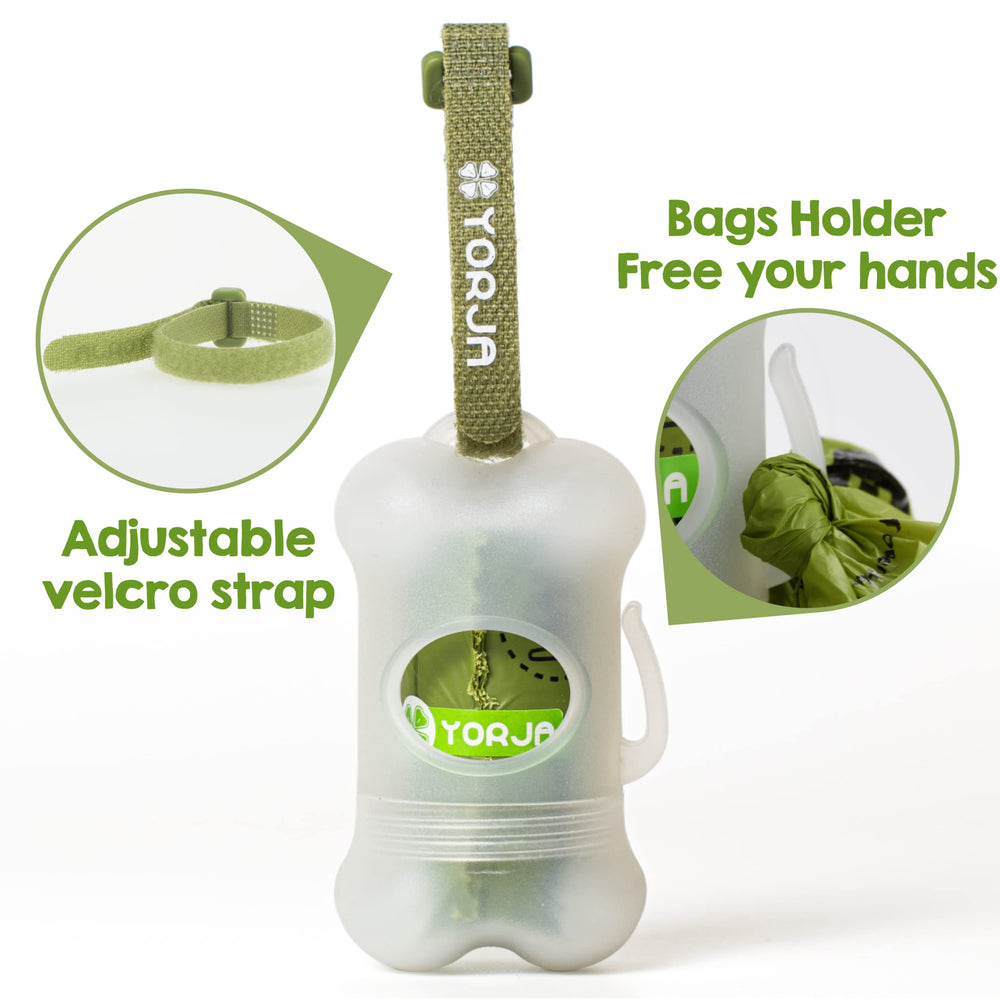YORJA 510 pet waste bags for long-lasting daily use.