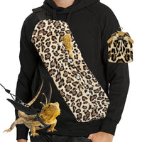 Yosadol Bearded Dragon Carrier with coral fleece for comfortable travel