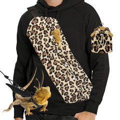 Yosadol Bearded Dragon Carrier with coral fleece for comfortable travel
