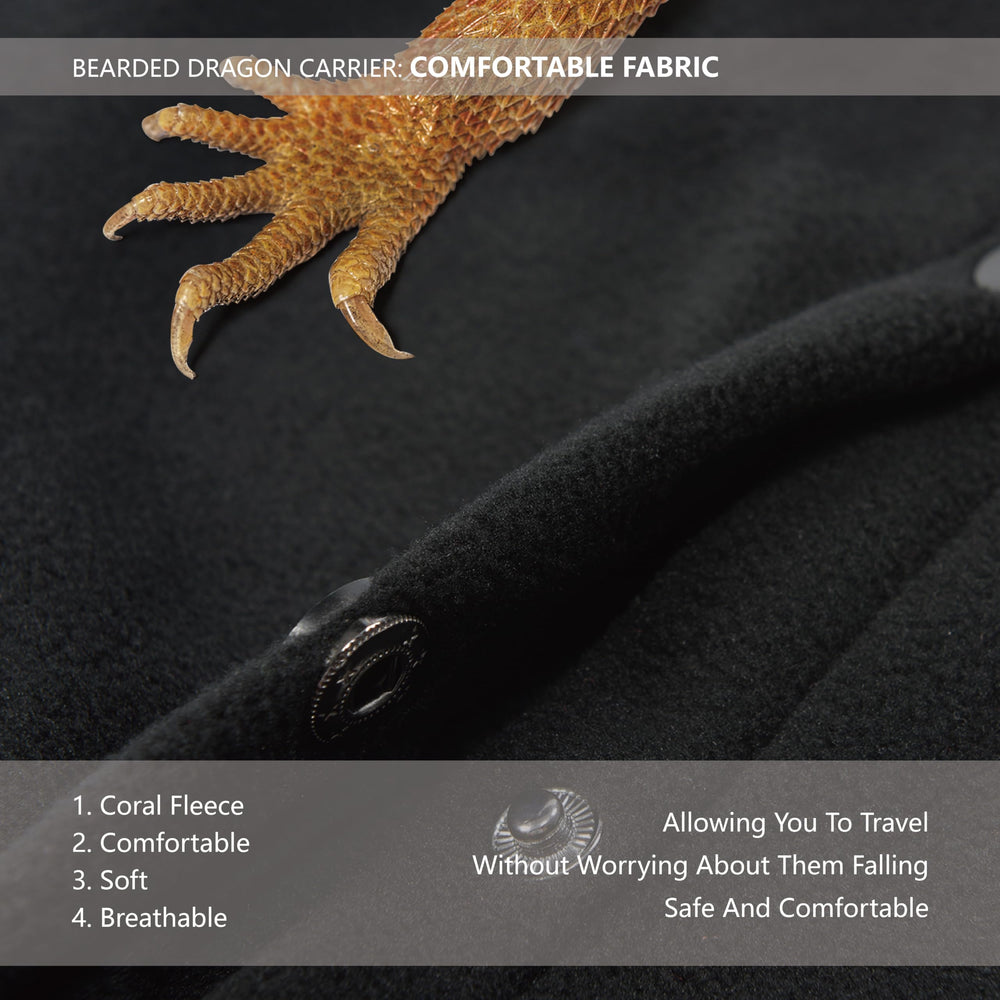 Yosadol Black Carrier with shoulder strap for hands-free travel.