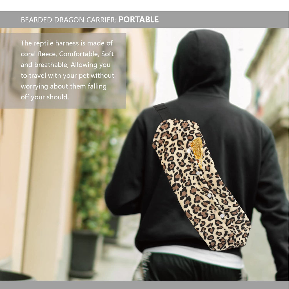 Yosadol Leopard-Pattern Coat for Bearded Dragon: warm and stylish