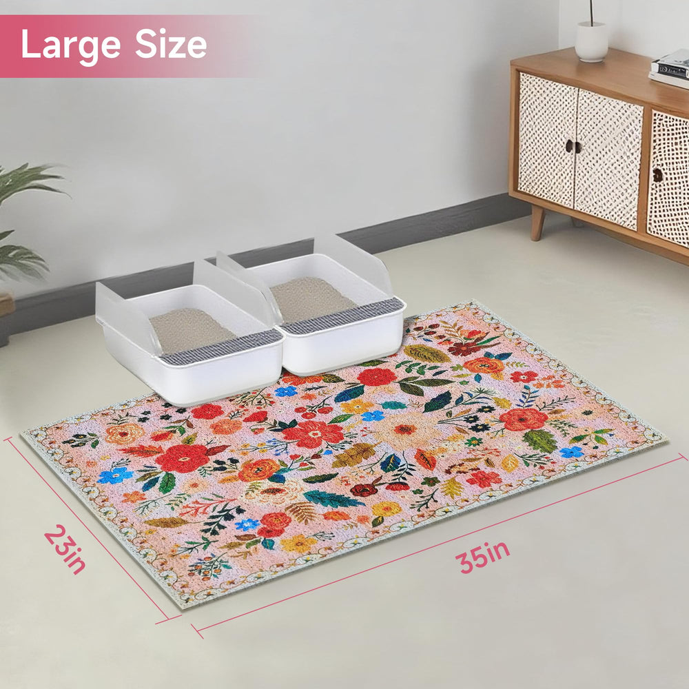 YOSEPATI boho design litter mat blends with home decor